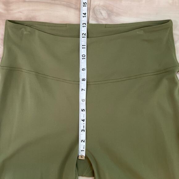 NWT Lululemon Groove Super High Rise Flared Pant Nulu Bronze Green 14 - Picture 7 of 11